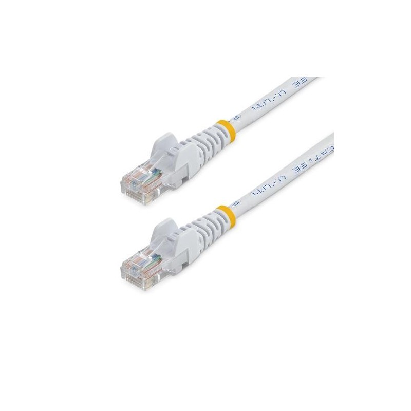 StarTech.com Cavo di Rete da 10m Bianco Cat5e Ethernet RJ45 Antigrovi