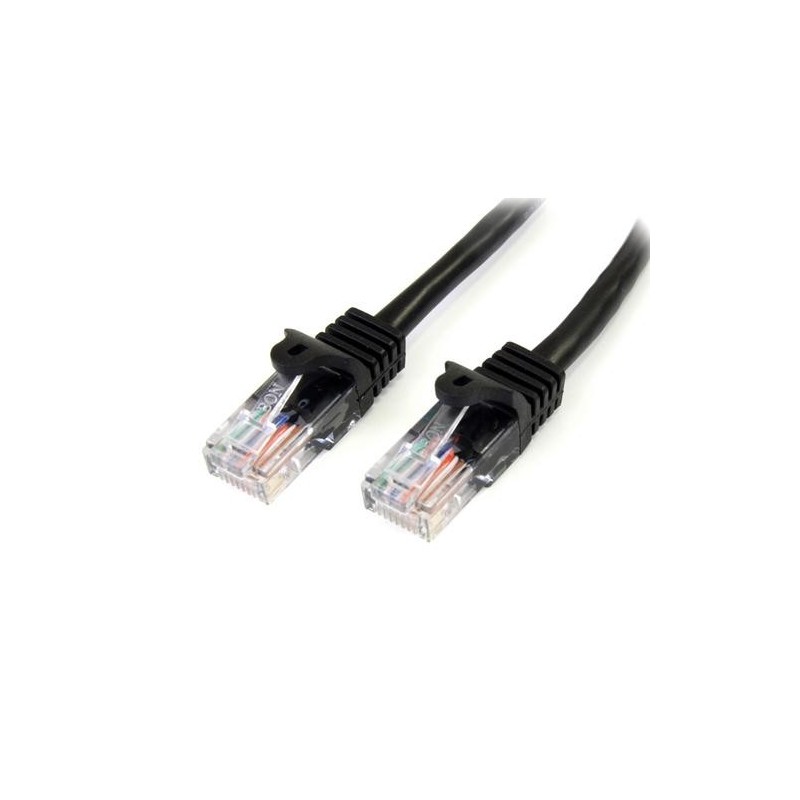 StarTech.com Cavo di rete CAT 5e - Cavo Patch Ethernet RJ45 UTP Nero 