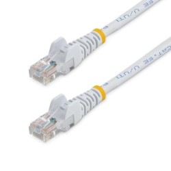 StarTech.com Cavo di Rete da 5m Bianco Cat5e Ethernet RJ45 Antigrovig