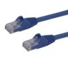 StarTech.com Cavo patch antigroviglio UTP RJ45 Cat6 Gigabit blu 10m -