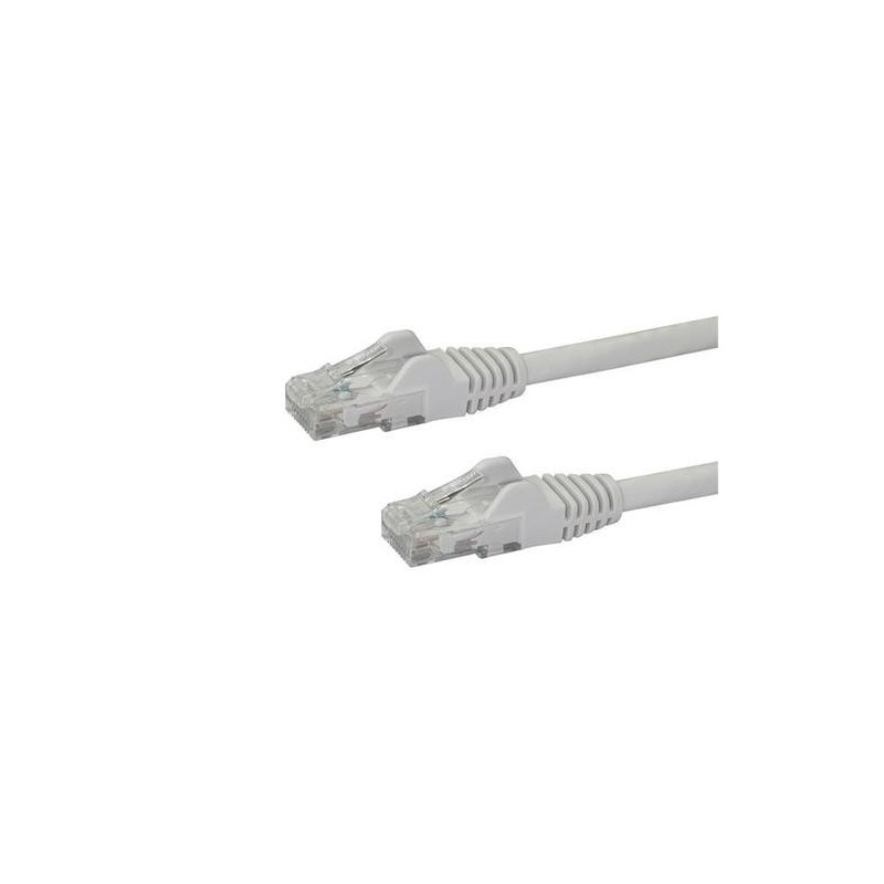 StarTech.com N6PATC10MWH cavo di rete Bianco 10 m Cat6 U/UTP (UTP)