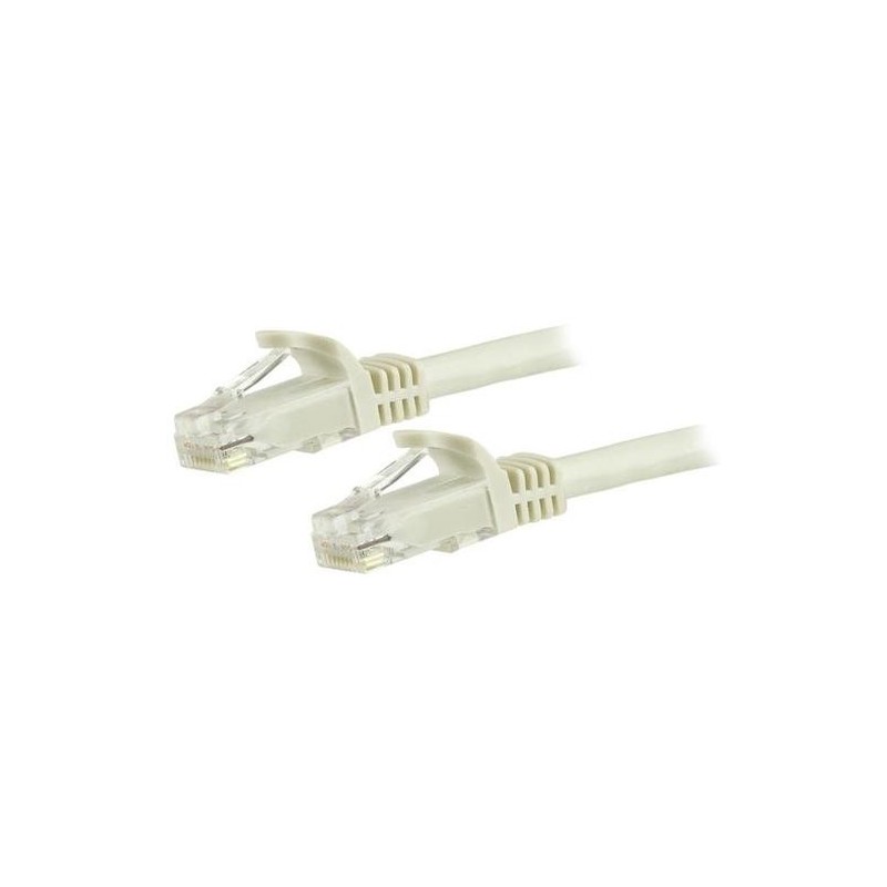 StarTech.com Cavo patch antigroviglio UTP RJ45 Cat6 Gigabit 3 m bianc