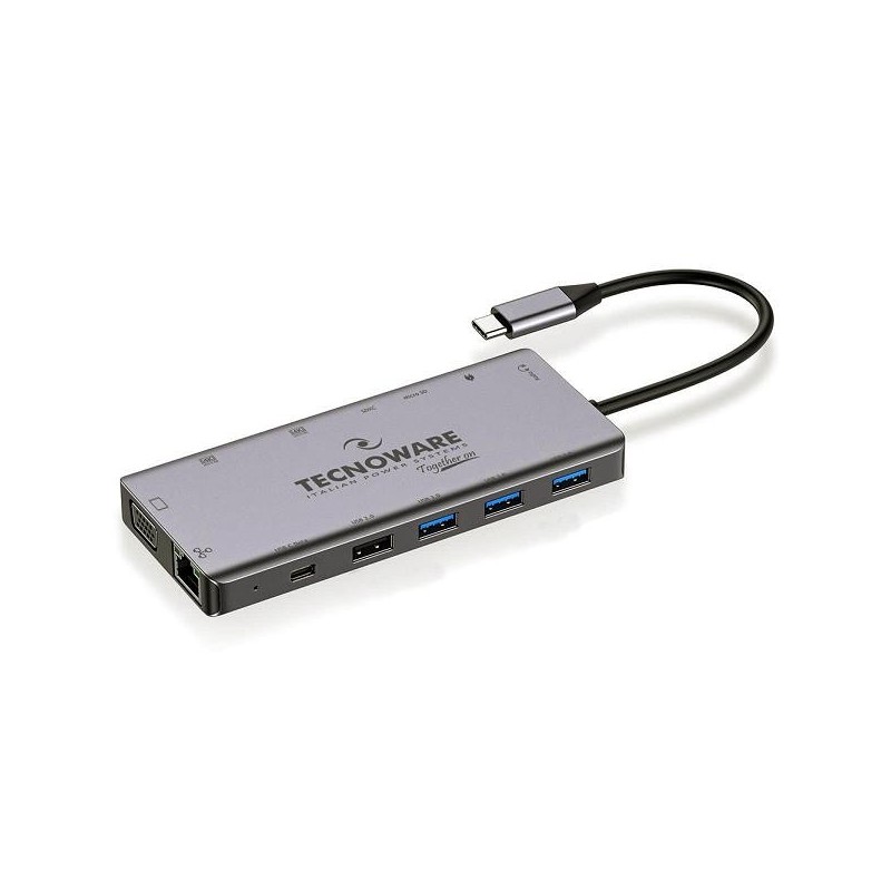 TECNOWARE HUB USB TYPE-C HUB 13 IN 1 ADAPTER