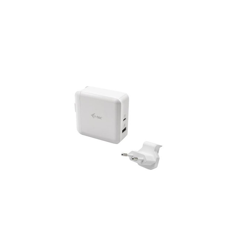 i-tec USB-C Travel Charger 60W + USB-A Port 18W