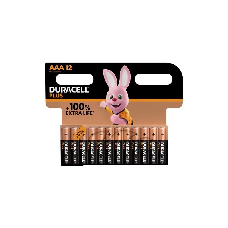 Duracell PLUS AAA Batteria monouso Mini Stilo AAA Alcalino