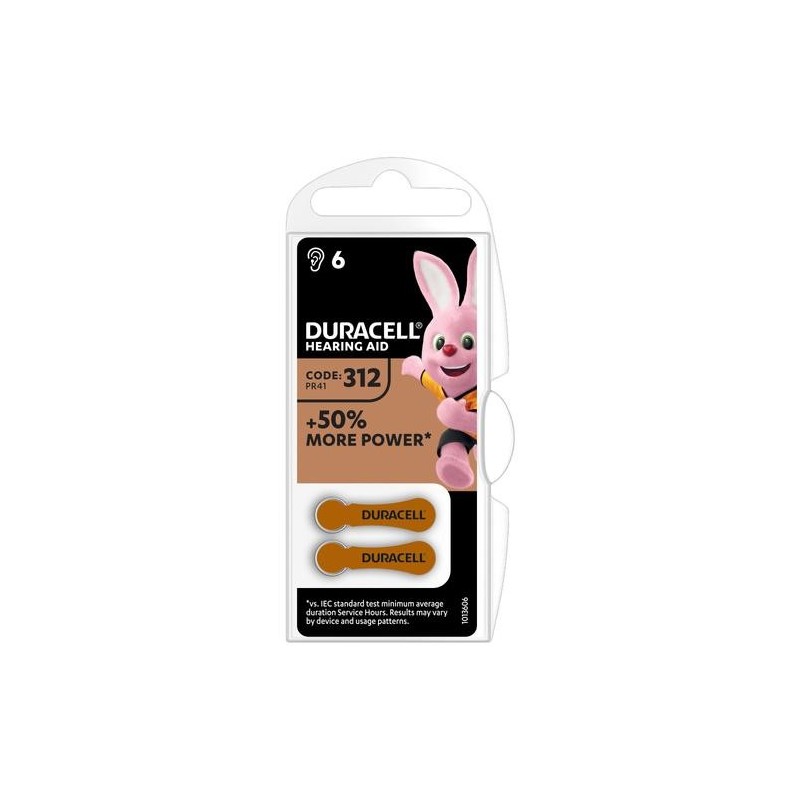 Duracell DU79 batteria per uso domestico Batteria monouso 312 Zinco-a