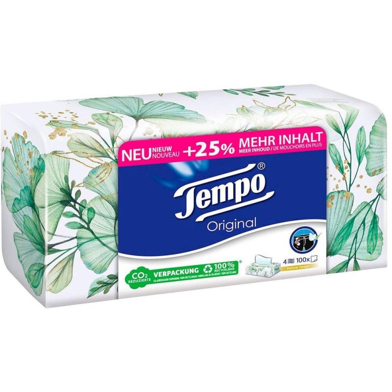 Tempo Taschent&Atilde;&frac14;cherbox Original - 100 T&Atilde;&frac14;cher