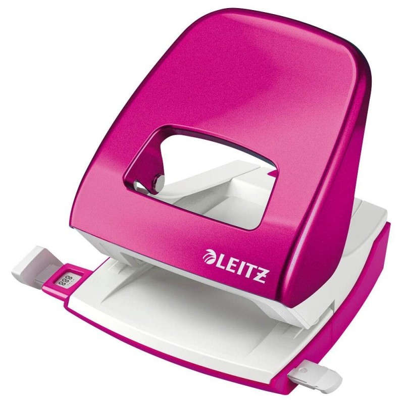 Perforatore 5008 2 fori - 30 fogli Leitz NeXXt Series fucsia metalliz