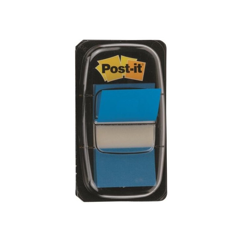 Post-it Index Haftmarker blau im Spender - 50 Streifen