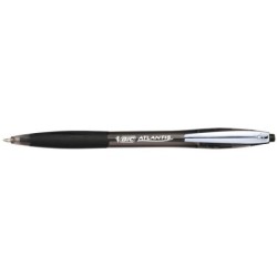 Penna a sfera a scatto BIC Atlantis Soft M 1 mm nero 9021332