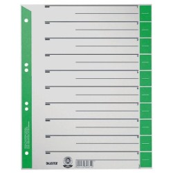 Fogli divisori LEITZ Fogli divisori, 100 pezzi verdi 230 g/m² verde