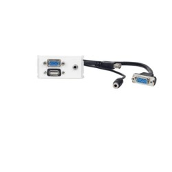 Outlet Panel VGA/ 35mm/USB20