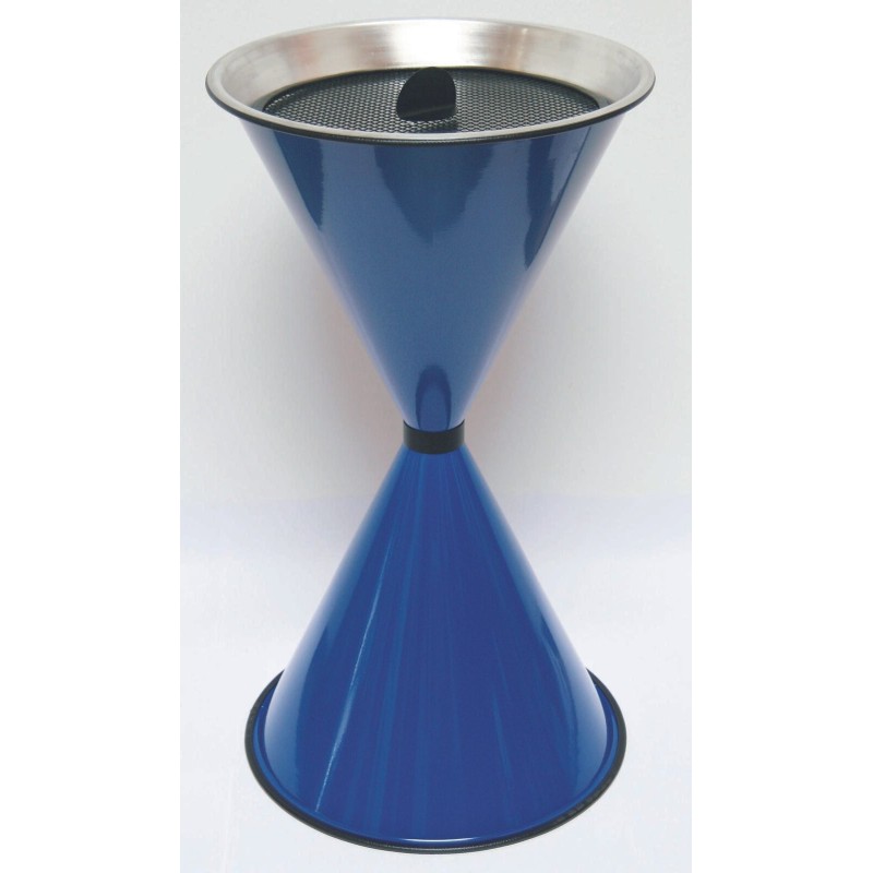 SZ Metall Standaschenbecher blau