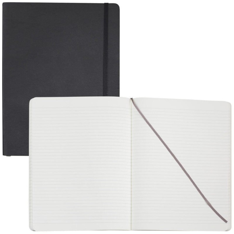 MOLESKINE Notizbuch Notizbuch A4 liniert schw. SC ca. DIN A4 liniert 