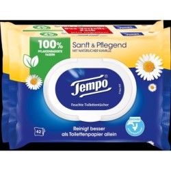 Tempo Feuchtt&Atilde;&frac14;cher Tempo sanft&amp;pflegend Kamil DUO 1-lagig