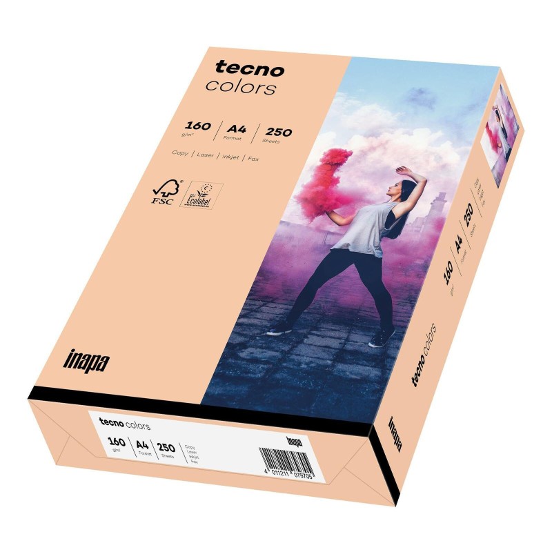 tecno Kopierpapier tecno Karton Lachs A4, 160g DIN A4 160 g/m&Acirc;&sup2;