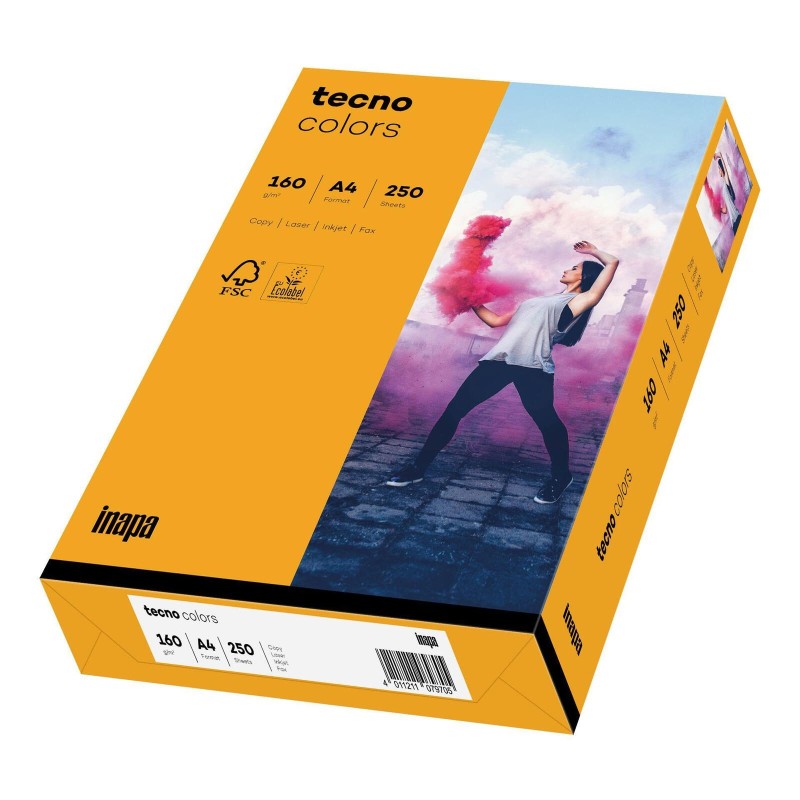 tecno Kopierpapier tecno Karton Mitorange 160g DIN A4 160 g/m&Acirc;&sup2;