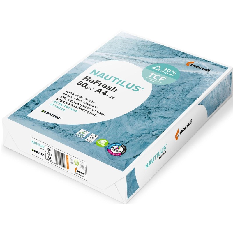 NAUTILUS&Acirc;&reg; Kopierpapier NAUTILUS Recypapier Refresh DIN A4 80 g/m&Acirc;