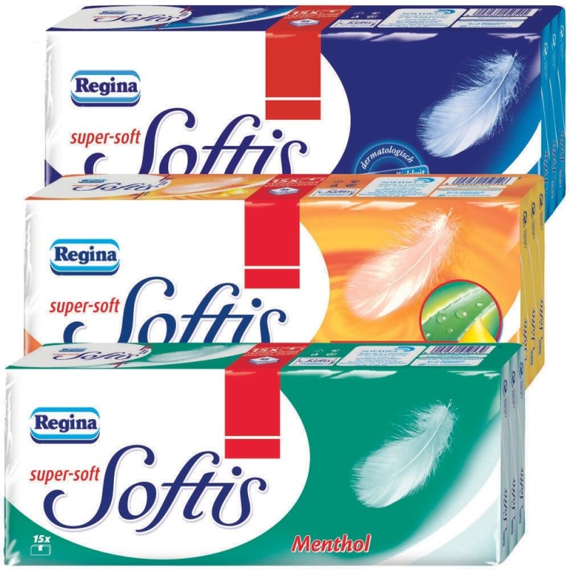 Softis Taschent&Atilde;&frac14;cher Taschent&Atilde;&frac14;cher Softis Menthol 4-lagig