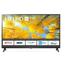 LG UHD 4K 43&#039;&#039; Serie UQ75 43UQ75006LF Smart TV NOVIT&Agrave; 2022