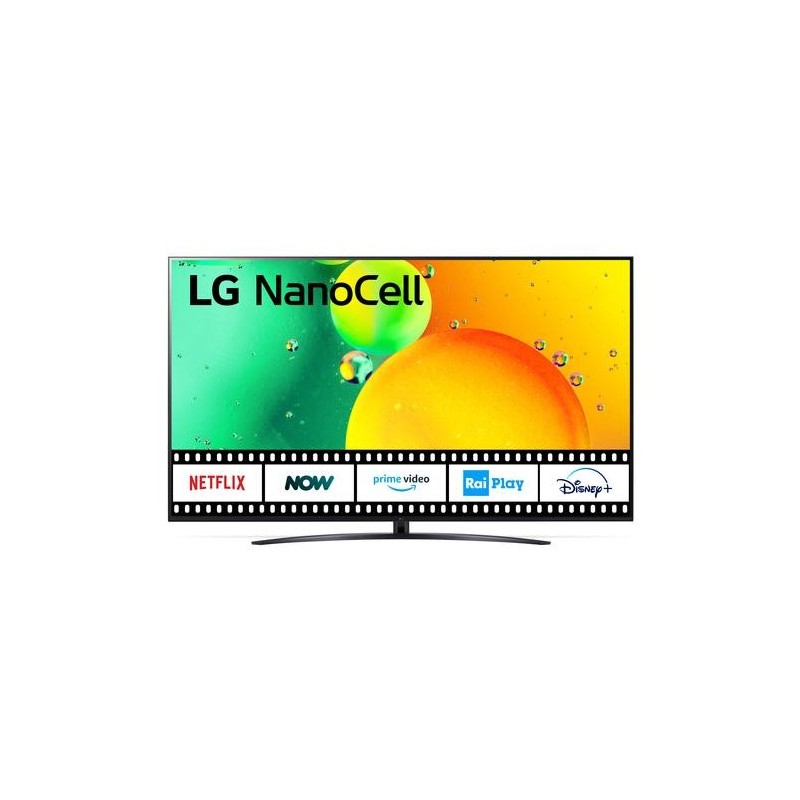 LG NanoCell 75&#039;&#039; Serie NANO76 75NANO766QA 4K Smart TV NOVIT&Agrave; 2022