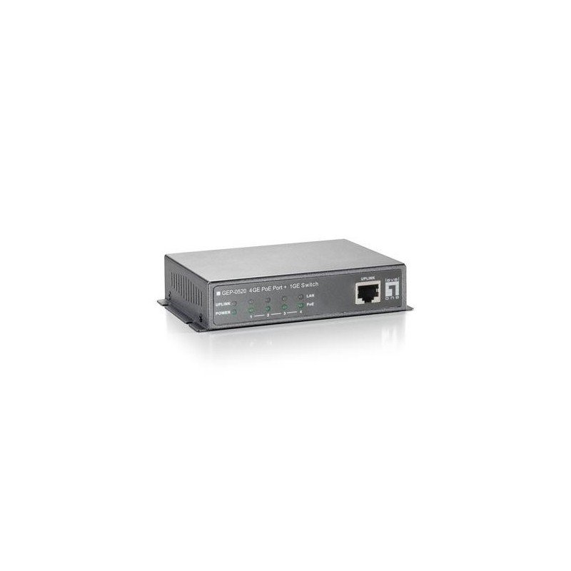 LevelOne GEP-0520 switch di rete Gigabit Ethernet (10/100/1000) Suppo