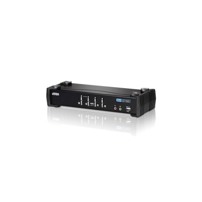 ATEN Switch KVMP&trade; USB DVI/audio a 4 porte