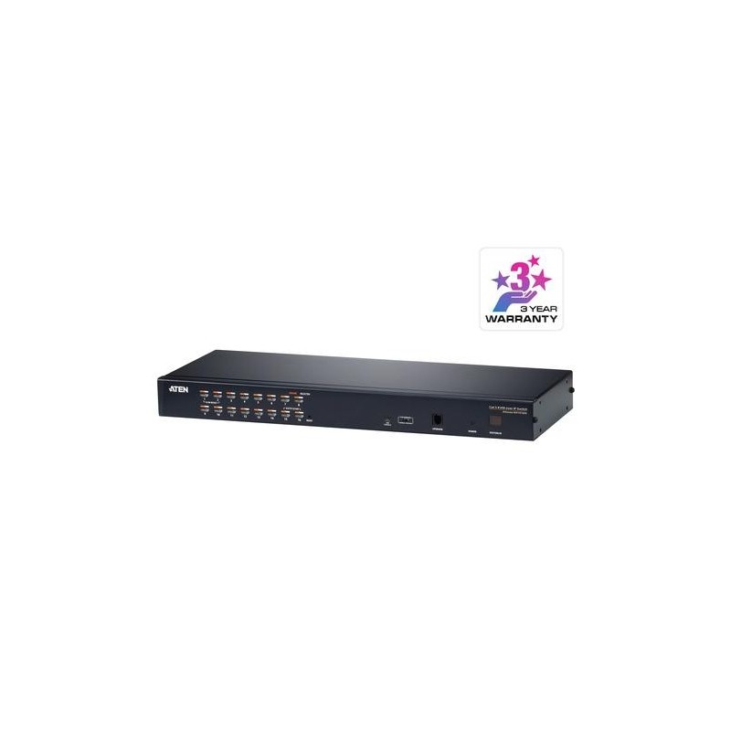 ATEN Switch KVM over IP Multi-Interface Cat 5 a 16 porte per 1 access