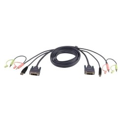 ATEN Cavo KVM USB DVI-I Single Link &ndash; 1,8 m