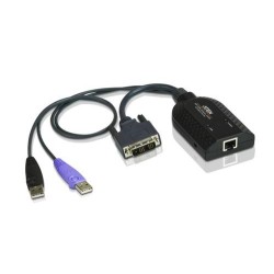 ATEN Adattatore KVM USB DVI Virtual Media con supporto Smart Card