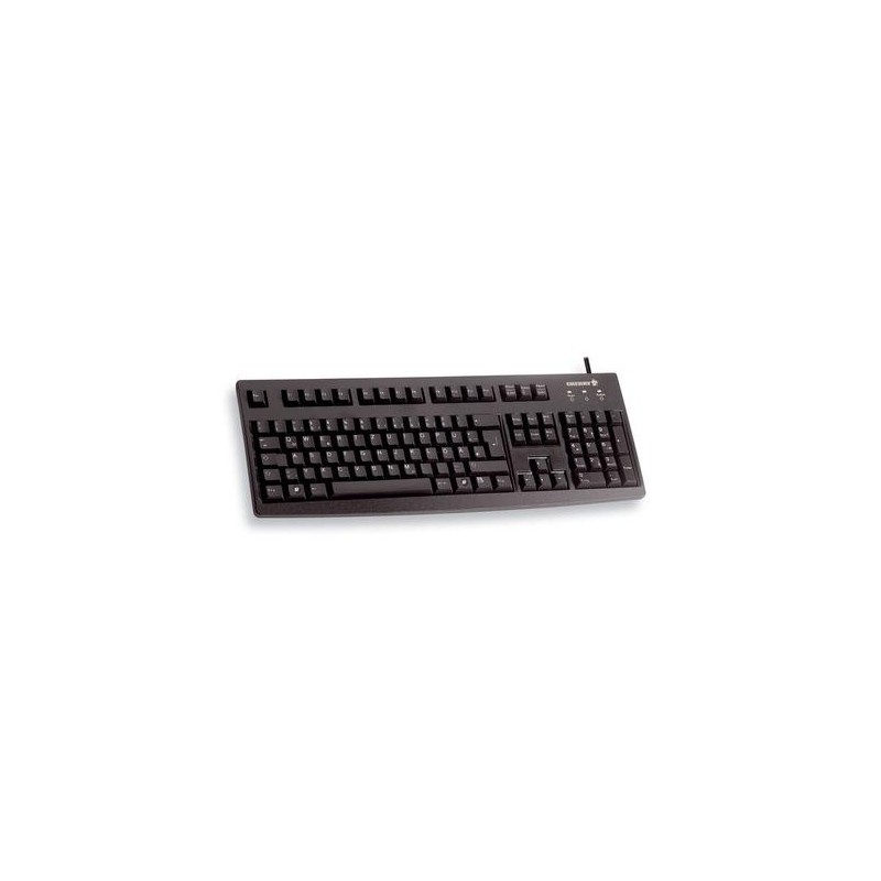 CHERRY G83-6104 tastiera USB QWERTY Inglese US Nero