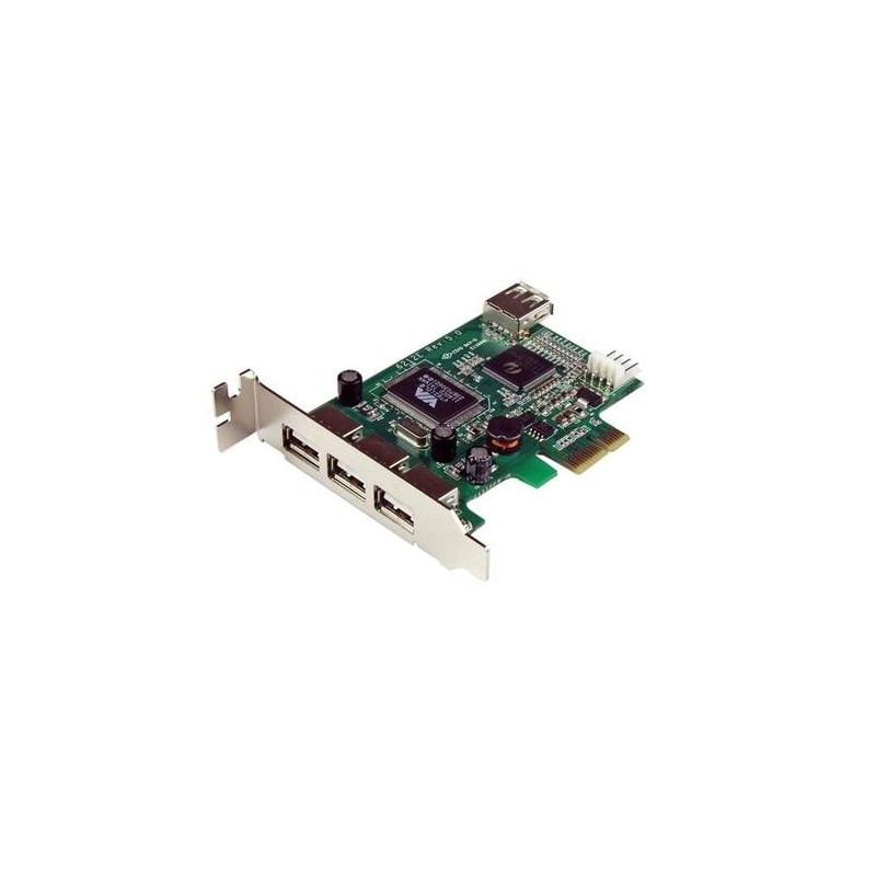 StarTech.com Scheda Pci Express basso prfilo con 4 porte USB 2.0 ad a