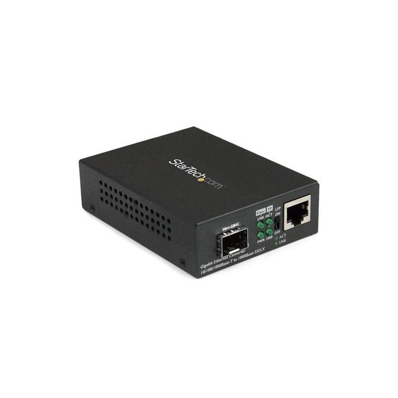 StarTech.com Convertitore multimediale Gigabit Ethernet a Fibra con s