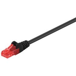 U/UTP CAT6 1M Black PVC