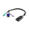 ATEN Adattatore KVM PS/2 VGA con supporto video composito