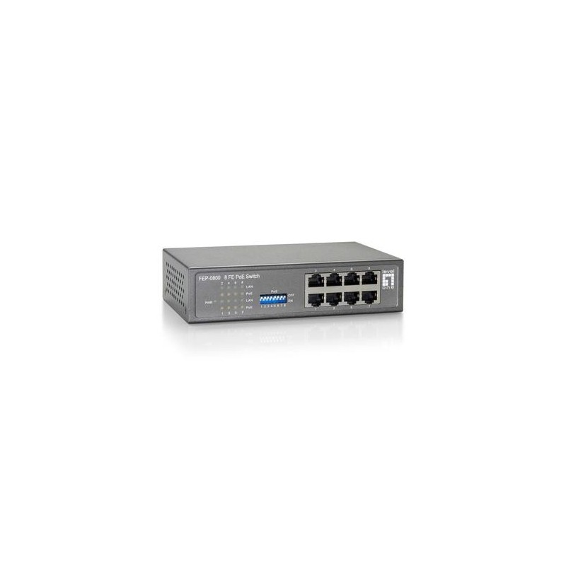 LevelOne FEP-0800 switch di rete Fast Ethernet (10/100) Supporto Powe