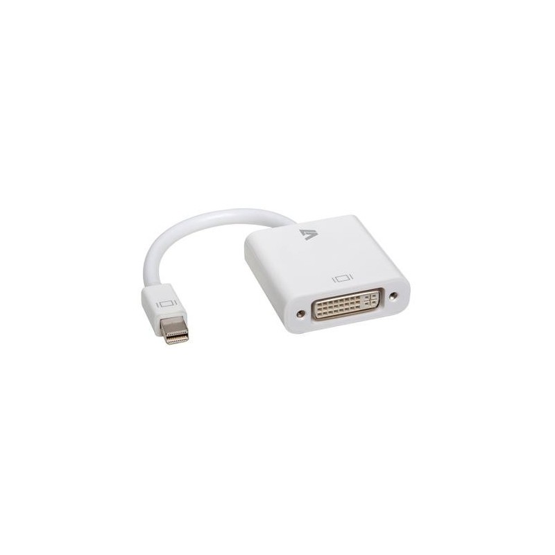 V7 Adaptador blanco de v&iacute;deo con conector Mini DisplayPort macho a D