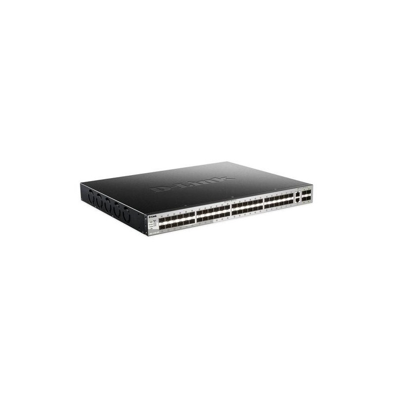 D-Link DGS-3130-54S switch di rete Gestito L3 Nero, Grigio