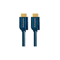 Cavo HDMI Clicktronic con Ethernet. MM. Blu 12,5 m