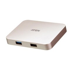 ATEN Mini dock ultra USB-C 4K con pass-through dell&#039;alimentazione