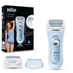 Braun Silk-&eacute;pil LS5-160 Blu - Depilatore Donna Elettrico Senza Fili,