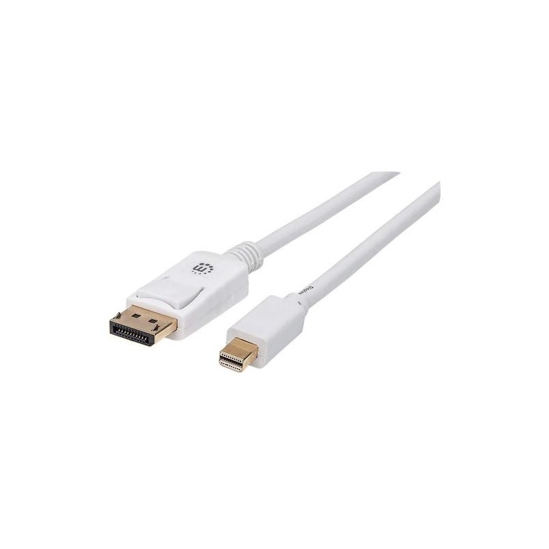 Manhattan 324748 cavo DisplayPort 2 m Mini DisplayPort Bianco