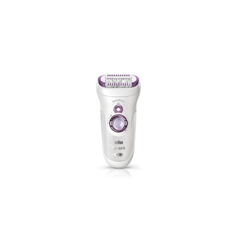 Braun Silk-&eacute;pil 9 SensoSmart 9/700 40 pinzette Viola, Bianco