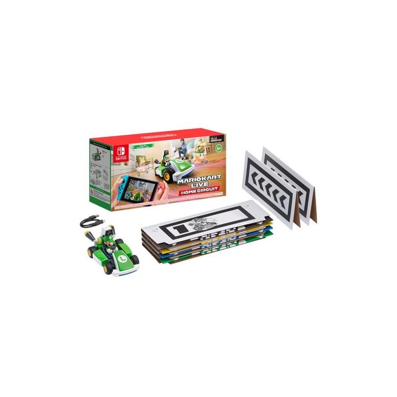 Nintendo Mario Kart Live: Home Circuit Luigi Set modellino radiocoman