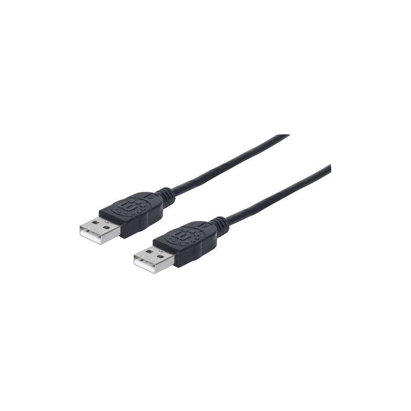 Manhattan 353915 cavo USB 3 m USB 2.0 USB A Nero