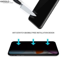 KAPSOLO Privacy VETRO temperato iPhone 11 Pro / XS / X Protezione del