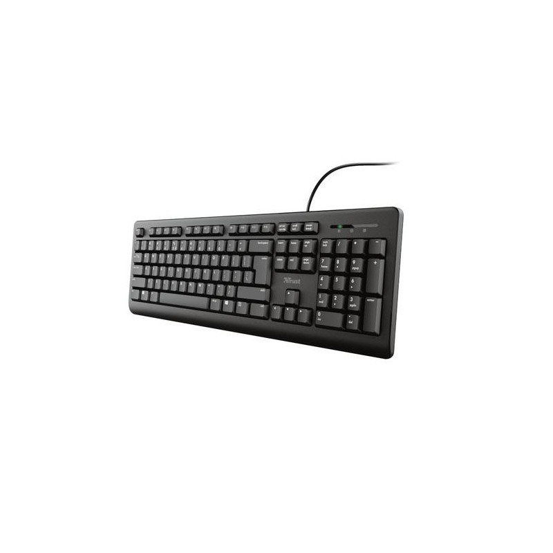 Trust TK-150 tastiera USB QWERTY Nero