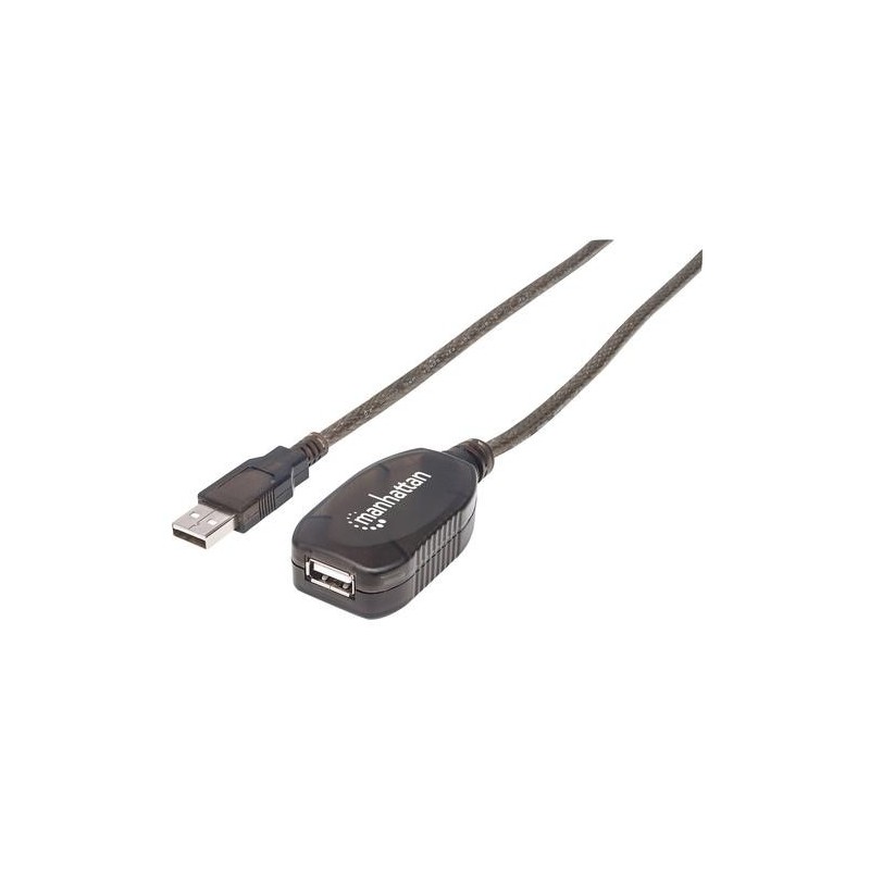 Manhattan 152365 cavo USB 15 m USB 2.0 USB A Argento