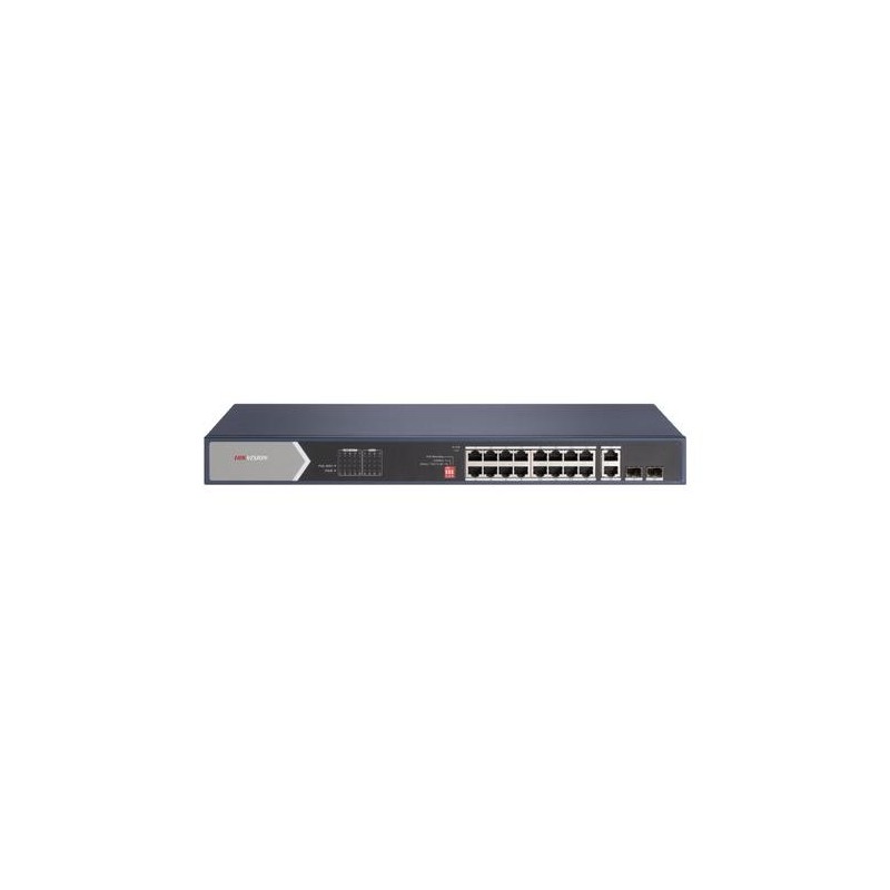 HIKVISION SWITCH 20-PORT GIGABIT UNMANAGED HI-POE SWITCH 16 GIGABIT R