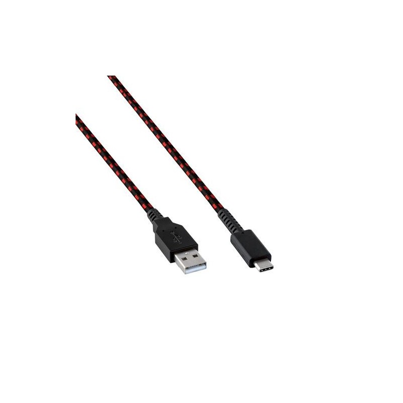 PDP 500-211-EU cavo USB 2,4 m USB A USB C Nero, Rosso